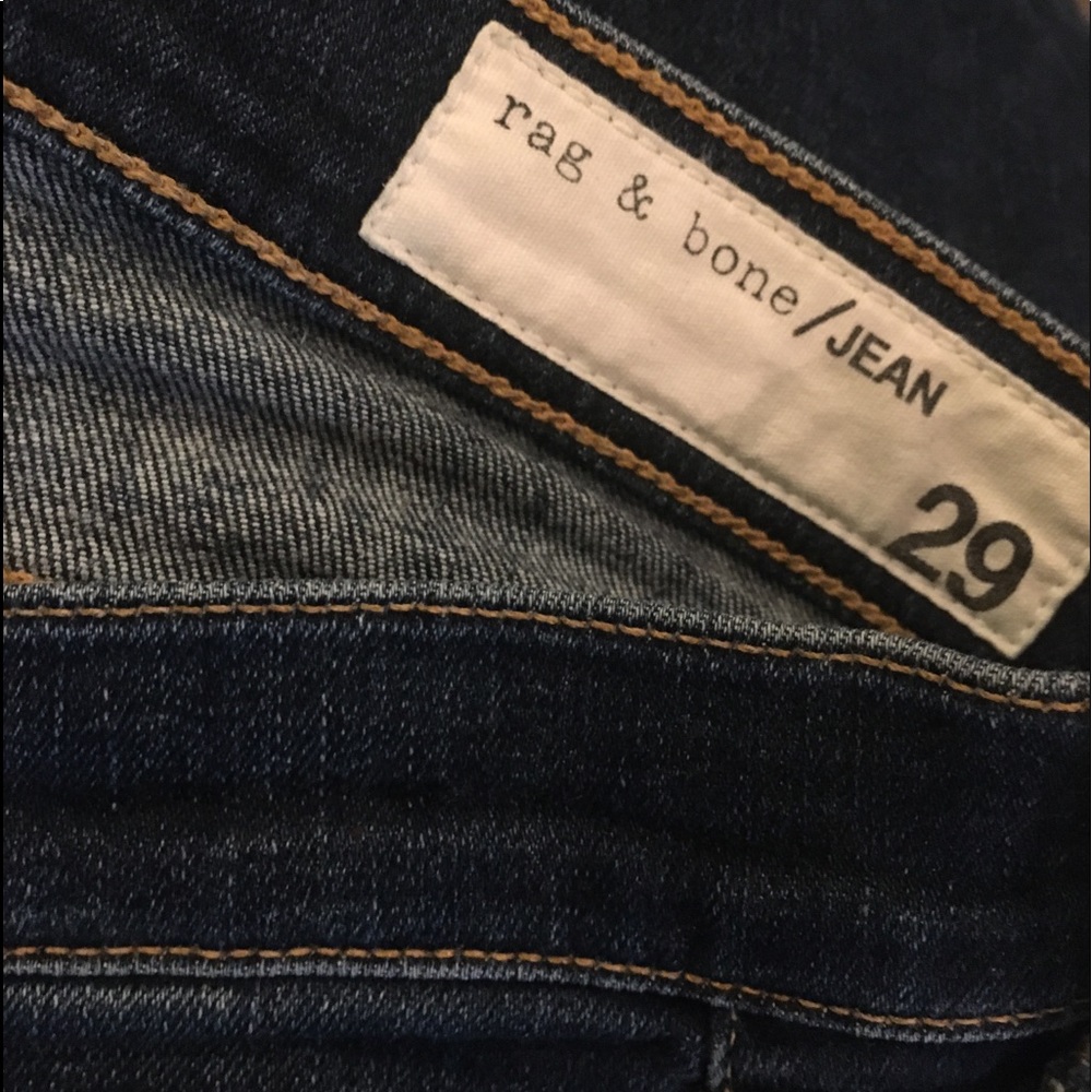 Rag & Bone Skinny Limited Edition Heart Trending Low Rise Ankle Jeans - Picture 3 of 9